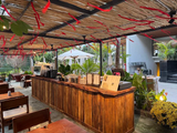 Loa treo tường chống nước, loa cột ngoài trời, phát nhạc nền cho nhà hàng Wind Garden Lounge, TP.HCM, loa được thiết kế riêng cho quán, bật lớn không tạp âm, miễn phí công lắp đặt