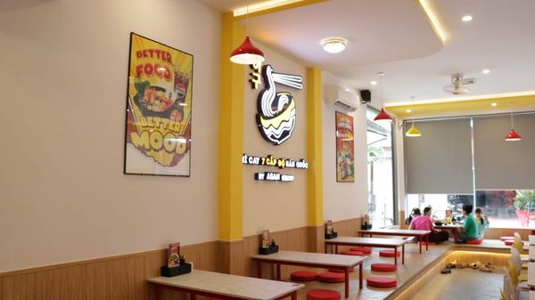 Loa treo tường không dây, phát nhạc nền cho Mì Cay Hagu Hoài Nhơn Đông, Gia Lai, loa được thiết kế riêng cho quán, bật lớn không tạp âm, miễn phí công lắp đặt, bảo hành dài hạn 5 năm