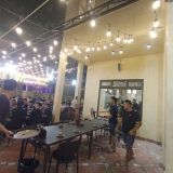 Loa treo tường phát nhạc nền cho nhà hàng Trâu HP - Trâu nước Miền Tây, Hà Nội, loa được thiết kế riêng cho quán, bật lớn không tạp âm, miễn phí công lắp đặt, bảo hành dài hạn 5 năm