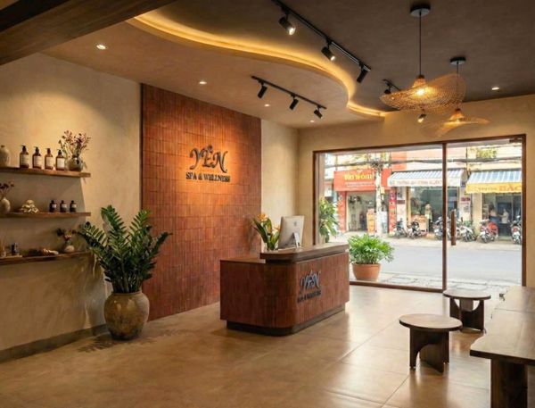 Loa treo tường phát nhạc nền cho Yên Spa & Wellness, TP Hà Nội, loa được thiết kế riêng cho quán, bật lớn không tạp âm, miễn phí công lắp đặt, bảo hành dài hạn 5 năm