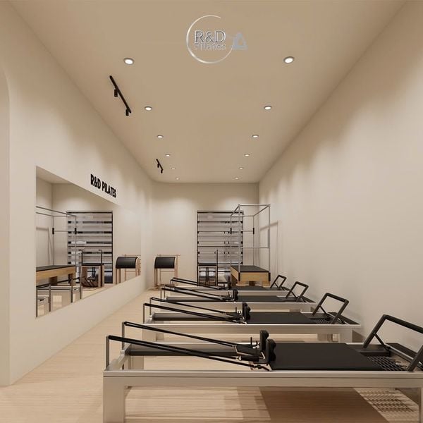 Loa treo tường phát nhạc nền cho R&D Luxury Pilates Quận 10, TP.HCM, loa được thiết kế riêng cho quán, bật lớn không tạp âm, miễn phí công lắp đặt, bảo hành dài hạn 5 năm