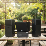 Dàn loa sân vườn: Amply A501 + 6 V25NT+ TRẦM