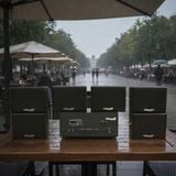Dàn loa sân vườn: Amply A907PU-2K Goldsound 900w + 6 loa treo tường ngoài trời V102NT Goldsound - 17w, loa được thiết kế riêng cho quán, bật lớn không tạp âm, không bao gồm công lắp đặt, bảo hành 12 tháng