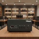 Dàn loa sân vườn: Amply A156PU Goldsound 200w + 6 loa treo tường ngoài trời V102NT Goldsound - 17w, loa được thiết kế riêng cho quán, bật lớn không tạp âm, không bao gồm công lắp đặt, bảo hành 12 tháng