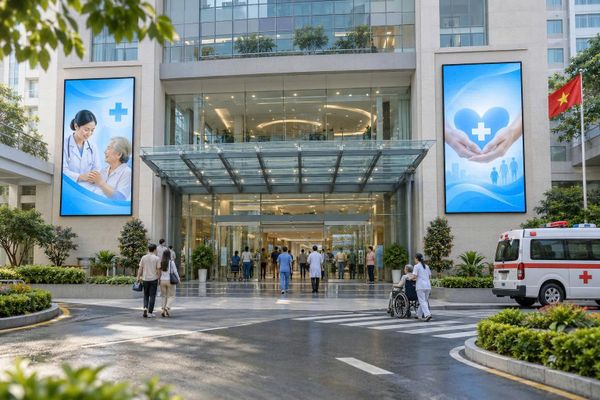 Màn hình LED cho Bệnh viện, Phòng Khám - BH 5 năm