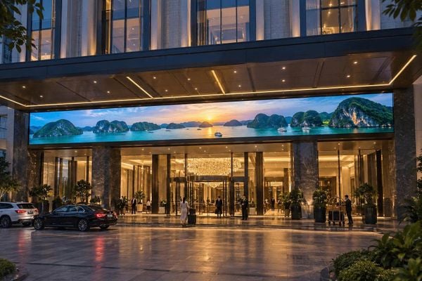 Màn hình LED Toà nhà, Khu đô thị, Khách sạn, Building - BH 5 năm
