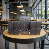 Loa treo tường, phát nhạc nền thông báo: Amply A905 + 12 V40C