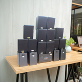 Loa treo tường, phát nhạc nền thông báo: A1800 Goldsound 4 vùng âm lượng 1800w + 16 loa Goldsound V40C 40w, Amply 4 - 6 vùng âm lượng, loa được thiết kế riêng cho quán, bật lớn không tạp âm, miễn phí công lắp đặt, bảo hành dài hạn 5 năm.