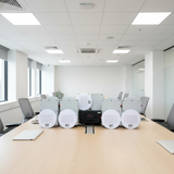 Loa âm trần thông báo, phát nhạc nền: Âm ly A917 Goldsound 2 vùng âm lượng 1200w + 10 loa âm trần Goldsound VAT38 38w, loa được thiết kế riêng cho quán, bật lớn không tạp âm, miễn phí công lắp đặt, bảo hành dài hạn 5 năm.