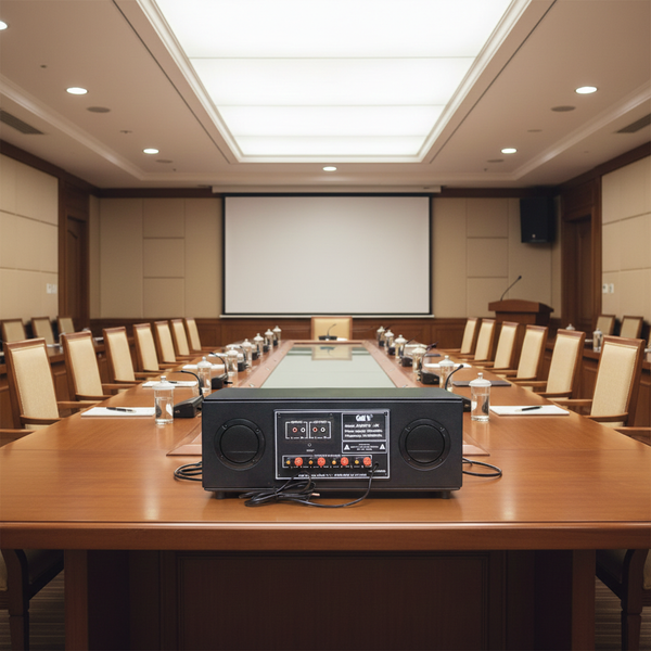 Amply A384PU - TH - 4K: 4 phân vùng đầu ra (800w, đủ kết nối Bluetooth, RCA, AV, USB)