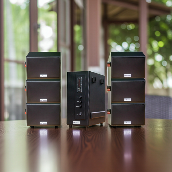THANH LÝ dàn âm thanh quán [Amply 150w + 6 loa 15w Goldsound] - BH 6 tháng