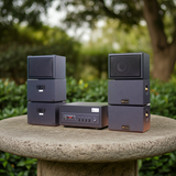 Dàn loa sân vườn: Amply A501 + 6 V25NT+ TRẦM