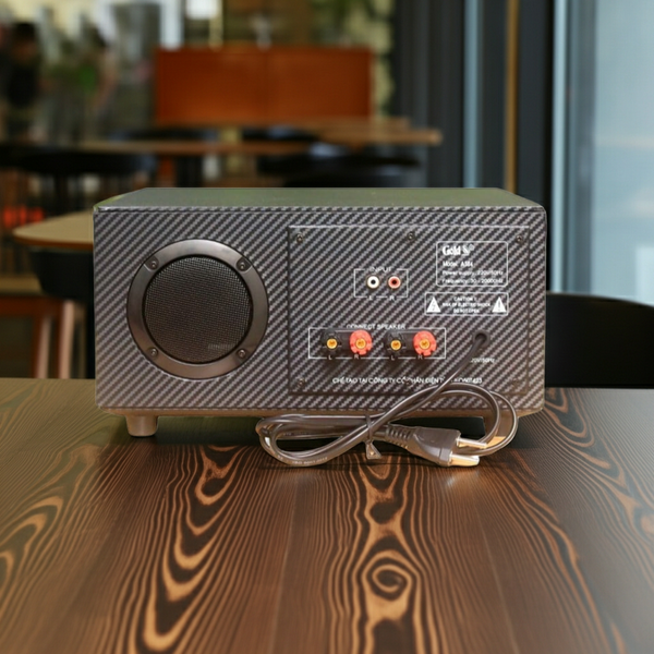 Amply tổng A384_TH Goldsound 2 phân vùng đầu ra (380w, đủ kết nối Bluetooth, RCA, AV, USB)