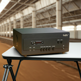 Amply phóng thanh A907PU-100V Goldsound, Amply 2 vùng âm lượng, được thiết kế riêng cho từng không gian, bật lớn không tạp âm, miễn phí công lắp đặt, bảo hành dài hạn 12 tháng