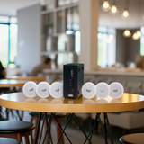 Loa âm trần thông báo phát nhạc nền tự động SA6.0 (amply 156w + 6 loa âm trần 15w), loa được thiết kế riêng cho quán, bật lớn không tạp âm, bảo hành dài hạn 12 tháng