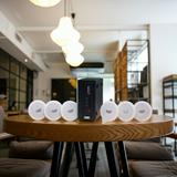 Bộ loa âm trần thông báo phát nhạc nền tự động cao cấp SA6.0_DA (amply 156w + 6 loa âm trần 15w), loa được thiết kế riêng cho quán, bật lớn không tạp âm, bảo hành dài hạn 12 tháng