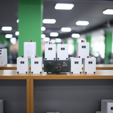 Loa treo tường thông báo phát nhạc nền tự động Gold4cafe 8.0 (01 amply + 08 loa treo tường màu trắng), Amply 2 vùng âm lượng, loa được thiết kế riêng cho quán, bật lớn không tạp âm, bảo hành dài hạn 5 năm.