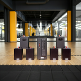 [Diện tích 100m2 + 2 Kênh] Loa thông báo, loa phát nhạc nền tự động Gold4cafe DA 6.0 (01 amply + 06 loa treo tường), , Amply 2 vùng âm lượng, loa được thiết kế riêng cho quán, bật lớn không tạp âm, bảo hành dài hạn 5 năm.