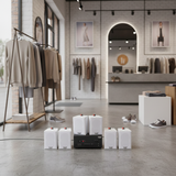 Loa treo tường thông báo, phát nhạc nền tự động A907PU-2K Goldsound 2 vùng âm lượng 900w + 6 loa Goldsound V25C màu trắng, loa được thiết kế riêng cho quán, bật lớn không tạp âm, miễn phí công lắp đặt, bảo hành dài hạn 5 năm.