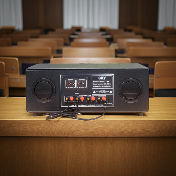 Amply A384PU - TH - 4K: 4 phân vùng đầu ra (800w, đủ kết nối Bluetooth, RCA, AV, USB)