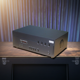 Amply A384 - 4K : 4 phân vùng đầu ra (800w, đủ kết nối Bluetooth, RCA, AV, USB)