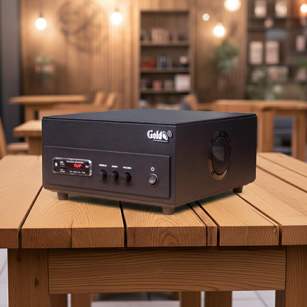 Amply A156PU_DA Goldsound (200w, đủ kết nối Bluetooth, RCA, AV, USB)