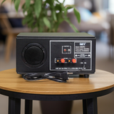 Amply A384PU - 2K - TH 380w, 2 vùng âm lượng, đủ kết nối Bluetooth, RCA, AV, USB