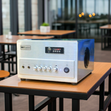 Loa cafe, Loa nhà hàng: Amply A400 ( điều chỉnh 2 khu âm thanh riêng biệt)