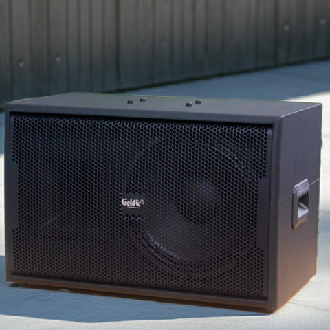Loa sân khấu, hội trường Gold4Acoustic V258PU_SG - KA Goldsound (số lượng 1 loa), công suất 400w, loa bass 30 cm, treble kèn, kích thước rộng 60 cm, cao 40 cm, sâu 36 cm, phủ da cao cấp, bảo hành dài hạn 5 năm.