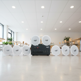 Loa âm trần thông báo phát nhạc nền tự động SA8.0 (amply 384w + 8 loa âm trần 15w), loa được thiết kế riêng cho quán, bật lớn không tạp âm, bảo hành dài hạn 12 tháng