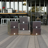 Dàn loa sân vườn: Amply A384-6K Goldsound 6 vùng âm lượng 1200w + 6 loa Goldsound ngoài trời V130NT 130w, Amply 4 - 6 vùng âm lượng, loa được thiết kế riêng cho quán, bật lớn không tạp âm, miễn phí công lắp đặt, bảo hành 12 tháng