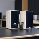 Loa vi tính GS31 2.0 Bluetooth, công suất 160w, Bass 4 inch, Tress 2 inch, bluetooth 5.0, cổng rca, khe usb, thiết kế loa thùng gỗ cao 38 cm, rộng 21 cm, sâu 21.5 cm