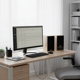 Loa vi tính GS31 2.0 Bluetooth, công suất 160w, Bass 4 inch, Tress 2 inch, bluetooth 5.0, cổng rca, khe usb, thiết kế loa thùng gỗ cao 38 cm, rộng 21 cm, sâu 21.5 cm