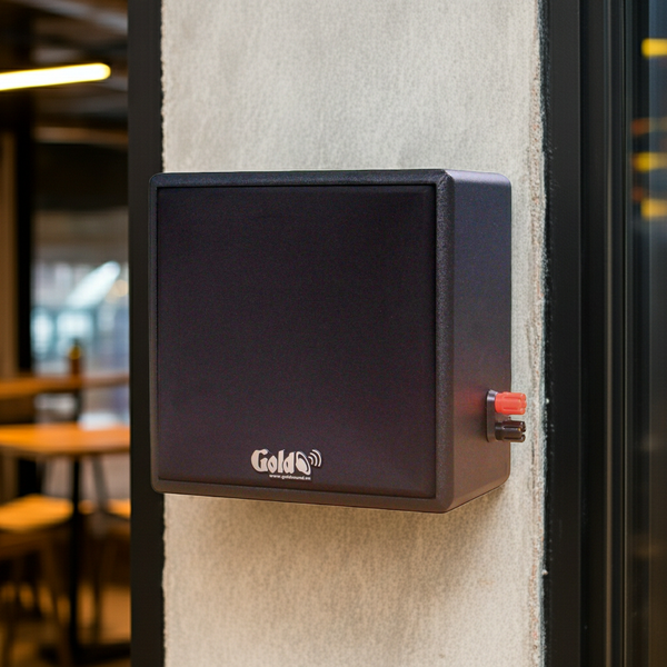 Loa Goldsound vệ tinh treo tường V23 (số lượng 01 loa), công suất 23w, loa bass 4 inch, treble 2 inch, kích thước rộng 22 cm, cao 22 cm, sâu 14 cm, bảo hành dài hạn 5 năm.