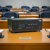 Amply A384PU - SG - 4K: 4 phân vùng đầu ra (800w, đủ kết nối Bluetooth, RCA, AV, USB)