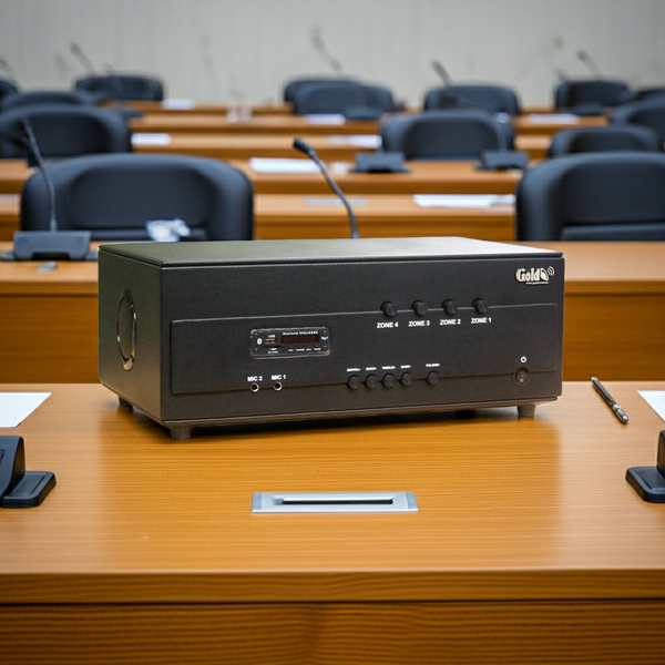 Amply A384PU - DA - 4K: 4 phân vùng đầu ra (800w, đủ kết nối Bluetooth, RCA, AV, USB)