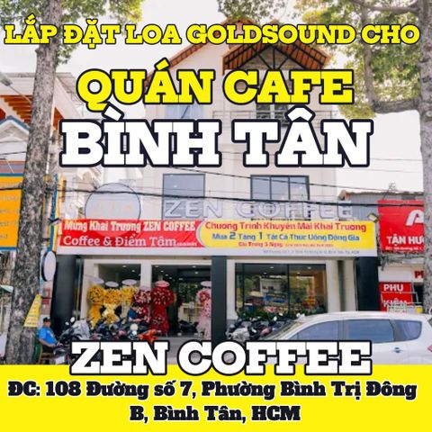 Loa âm trần phát nhạc nền tự động cho Zen Coffee, TP.HCM, loa được thiết kế riêng cho quán, bật lớn không tạp âm, miễn phí công lắp đặt, bảo hành dài hạn 5 năm