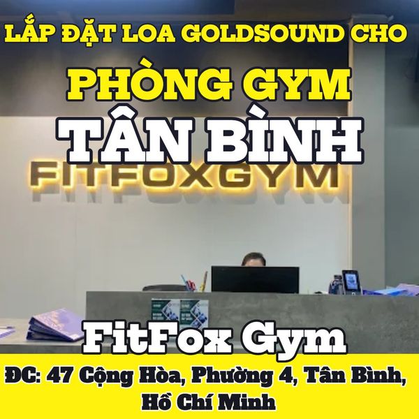 Loa thông báo, phát nhạc nền tự động cho Fitfox gym 47 Cộng Hoà, loa được thiết kế riêng cho quán, bật lớn không tạp âm, miễn phí công lắp đặt, bảo hành dài hạn 5 năm