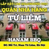Loa thông báo, phát nhạc nền tự động Goldsound cho HANAM BBQ, Mễ Trì, loa được thiết kế riêng cho quán, bật lớn không tạp âm, miễn phí công lắp đặt, bảo hành dài hạn 5 năm
