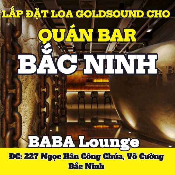 Loa cho BABA Lounge, loa được thiết kế riêng cho quán, bật lớn không tạp âm, miễn phí công lắp đặt, bảo hành dài hạn 5 năm
