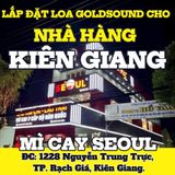 Loa Goldsound cho nhà hàng  Mì Cay SEOUL Rạch Sỏi, Kiên Giang, loa được thiết kế riêng cho quán, bật lớn không tạp âm, miễn phí công lắp đặt, bảo hành dài hạn 5 năm