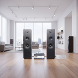 Dàn loa cây vân gỗ V390-A700 (Amply A700 + 02 Loa cây V390) - Hàng trưng bày đồng giá cuối năm