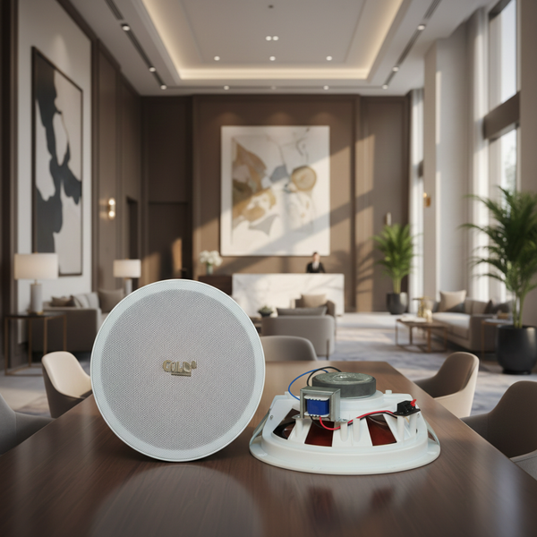 Loa âm trần VAT47 (47w, có gắn biến áp) chuyên cho trung tâm thương mại, khách sạn, toà nhà văn phòng, chung cư, siêu thị, quán cafe, nhà hàng, spa...