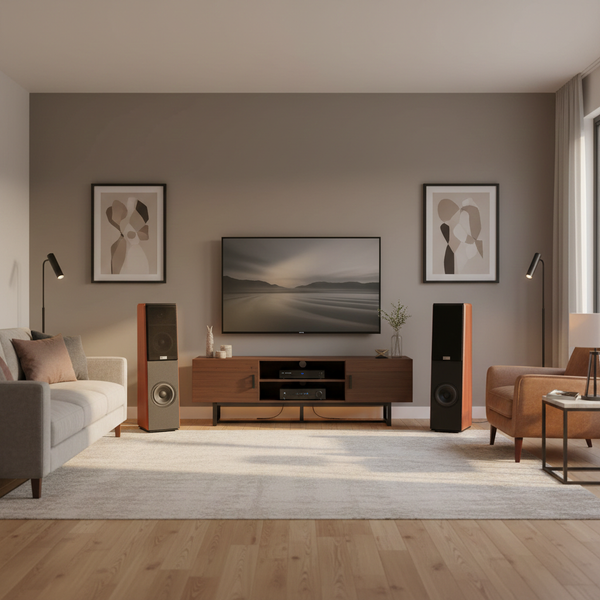 Cặp loa cây V300 vân gỗ