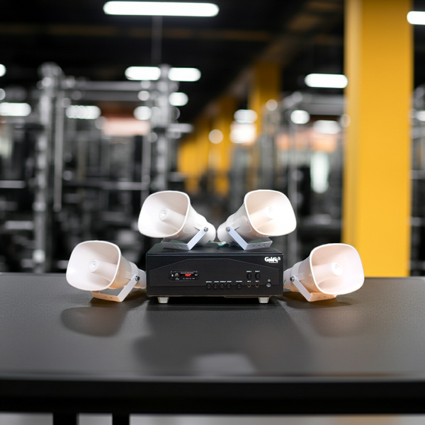 [Loa thông báo] Amply A917PU-100V-2K + 04 Ne20w, Amply hai vùng âm lượng, loa được thiết kế riêng, bật lớn không tạp âm, miễn phí công lắp đặt, bảo hành dài hạn 12 tháng.