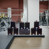 Dàn loa thông báo phát nhạc nền tự động Gold4cafe 8.0 (01 amply + 08 loa treo tường), Amply 2 vùng âm lượng, loa được thiết kế riêng cho quán, bật lớn không tạp âm, bảo hành dài hạn 5 năm.