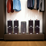 Dàn loa thông báo phát nhạc nền tự động Gold4cafe_DA 8.0 (01 Amply + 08 loa treo tường), Amply 2 vùng âm lượng, loa được thiết kế riêng cho quán, bật lớn không tạp âm, bảo hành dài hạn 5 năm.