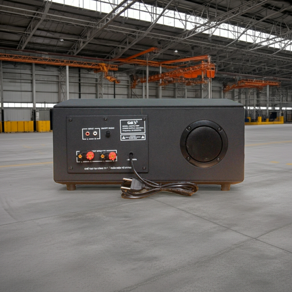 Amply phóng thanh A907PU-100V Goldsound, Amply 2 vùng âm lượng, được thiết kế riêng cho từng không gian, bật lớn không tạp âm, miễn phí công lắp đặt, bảo hành dài hạn 12 tháng