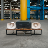 [Loa thông báo] Amply A907PU-100V + 2 Ne20w, Amply hai vùng âm lượng, loa được thiết kế riêng, bật lớn không tạp âm, miễn phí công lắp đặt, bảo hành dài hạn 12 tháng