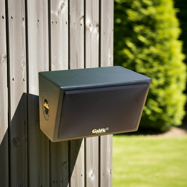 Loa Goldsound vệ tinh sân vườn Goldsound V50NT SG PU (ngoài trời)(số lượng 01 loa), công suất 50w, thiết kế chống nước, loa bass 4 inch, treble 2 inch, kích thước rộng 26 cm, cao 17 cm, sâu 20 cm, phủ da cao cấp, bảo hành 12 tháng.
